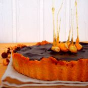 TARTA DE CHOCOLATE A LA NARANJA