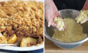 Crumble de manzana sencillo paso a paso