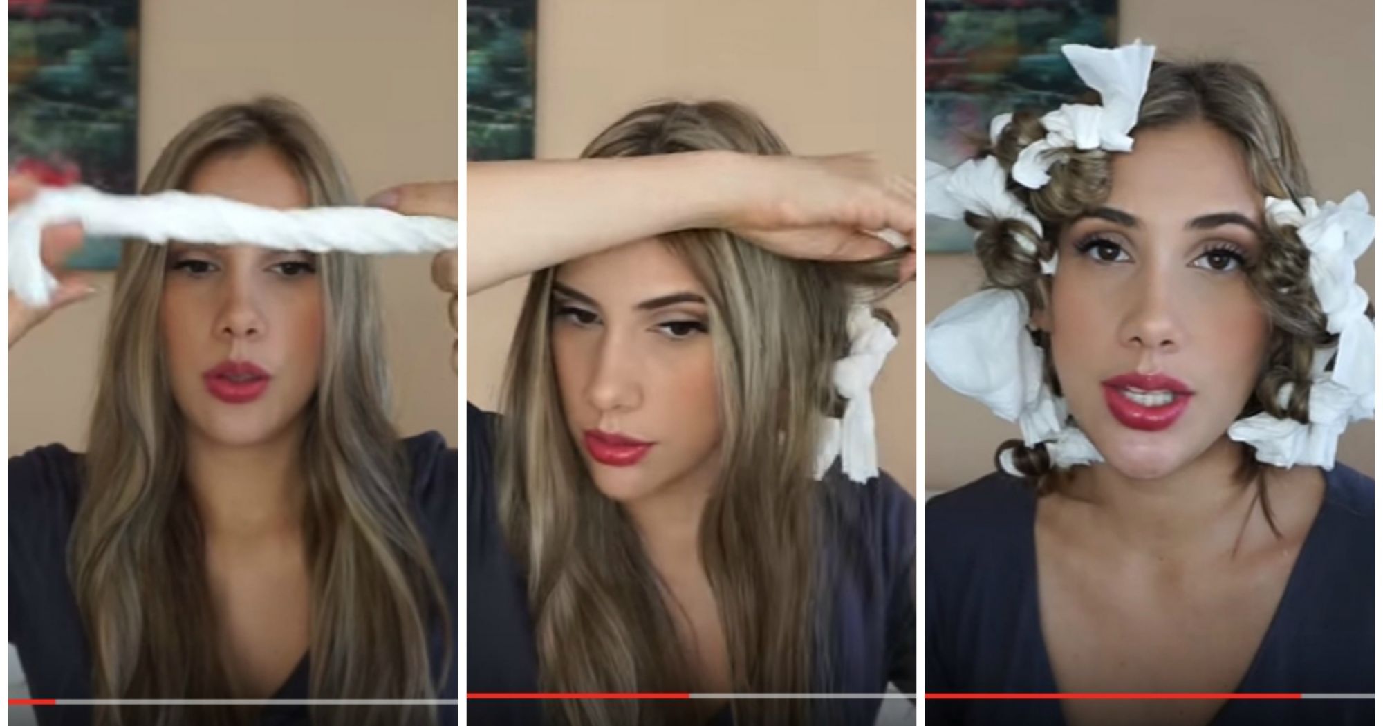 Aprende A Hacerte Ondas En El Pelo Sin Calor Y Sin Da Ar Tu Cabello Solo Con Papel Higi Nico