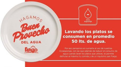 ¡Cuidemos el agua del planeta! Pasále el pan al plato
