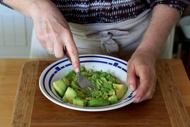 Aplastar la palta