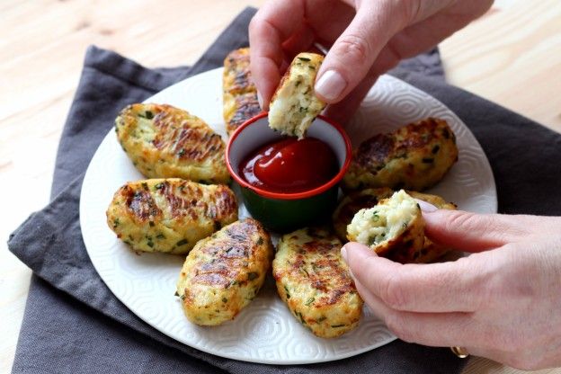 Croquetas de coliflor con parmesano