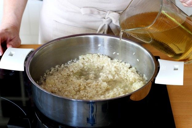 4. Ponemos el caldo de verduras