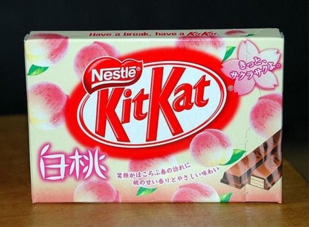 11. KitKat de melocotón