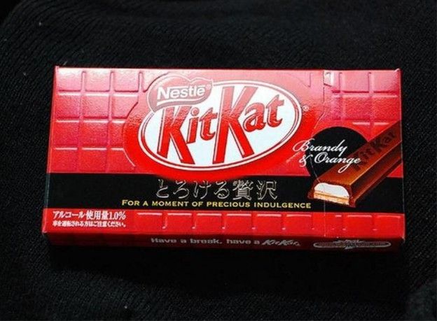 9. KitKat de Brandy y naranja