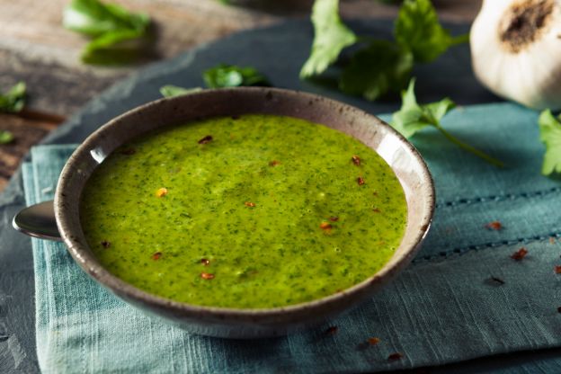 Salsa verde en dos versiones