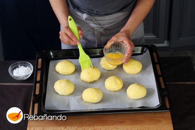 Preparación de las brioches