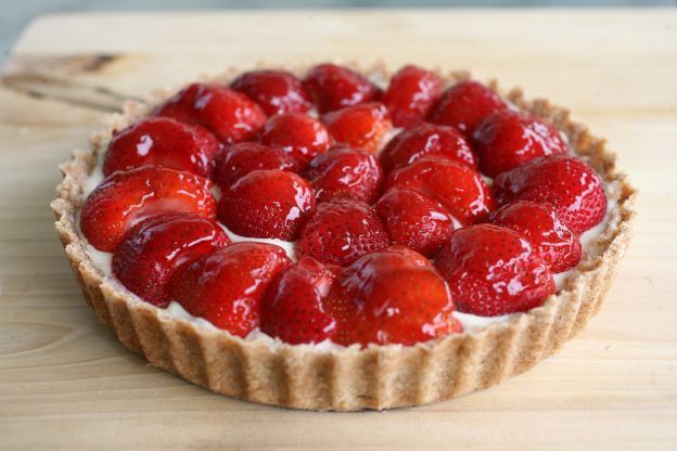 Tartaleta de fresas light