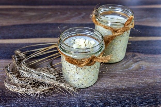 Avena con almendras