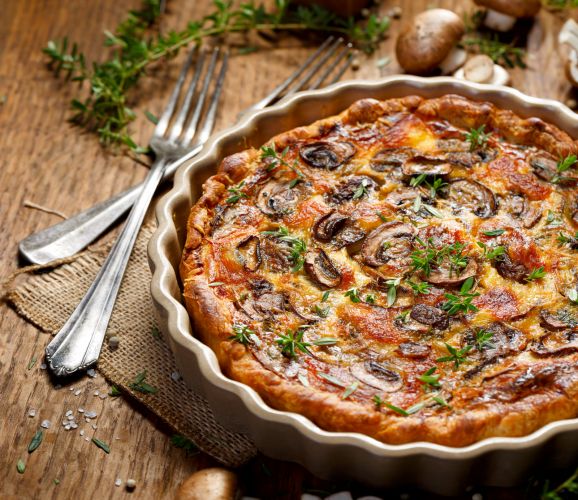 Quiche de setas