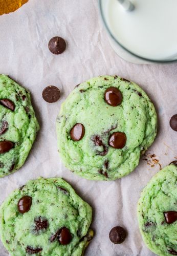 Galletas de menta con chispas