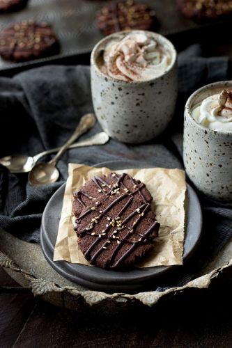 Galletas de chocolate con sésamo