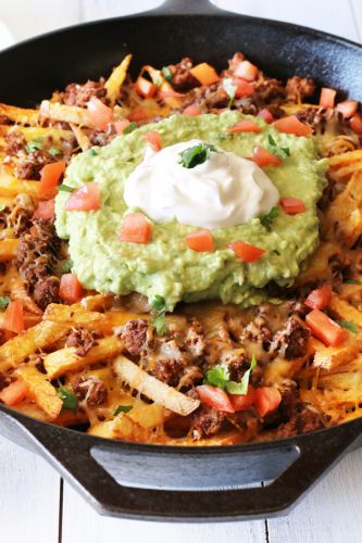 PAPAS FRITAS ESTILO NACHOS