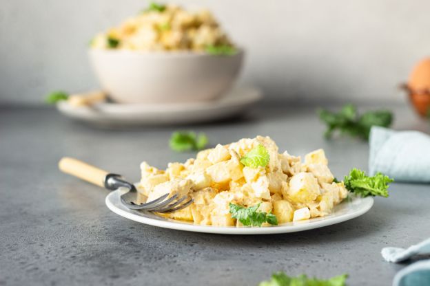 Ensaladilla de pollo con menta