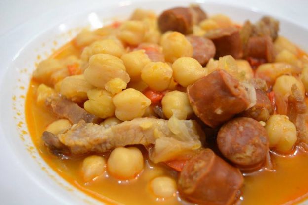 cocido de garbanzos