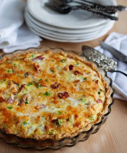 Quiche para los amantes de la carne