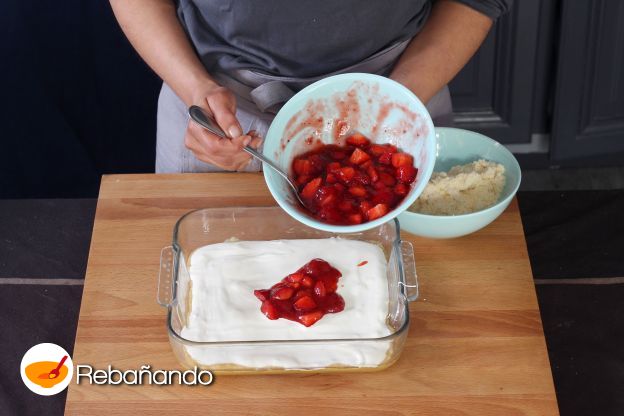 Preparación de la tarta