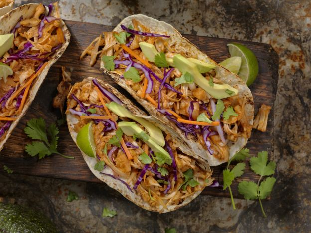 Tacos de carnitas veganas