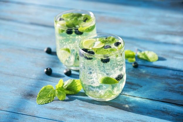 Mojito myrtilles