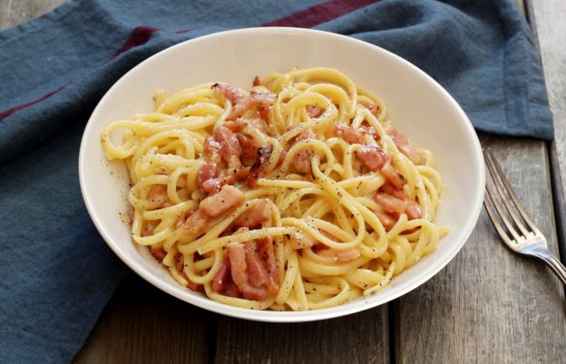 La pasta carbonara