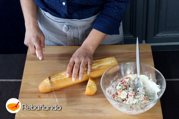 Rellenar la baguette I