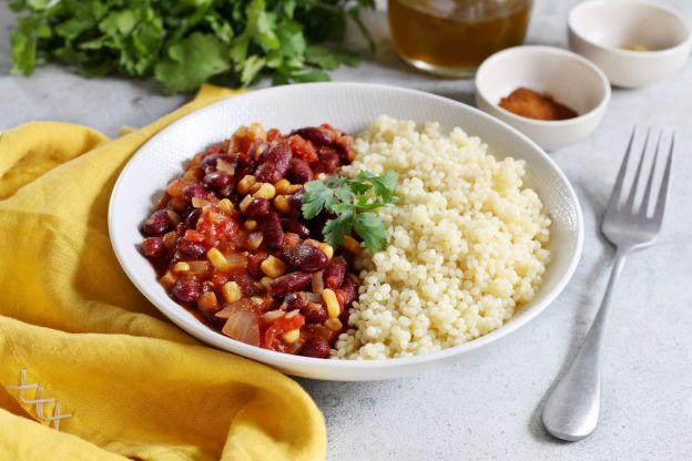 Cuscús con carne picada de ternera