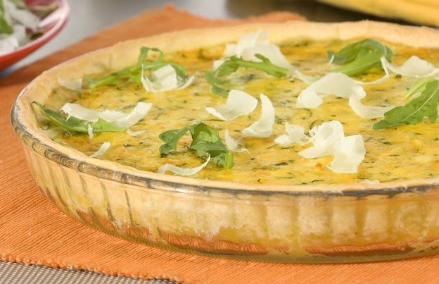 Quiche con mostaza