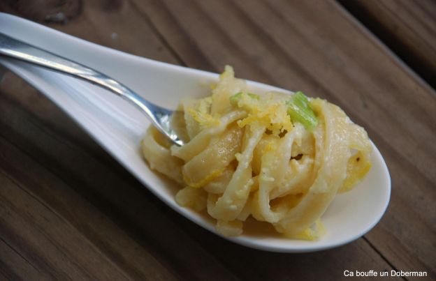 Pasta con limón