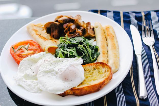 Desayuno inglés ligero