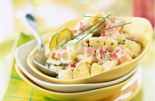 Ensalada de patata y jamón