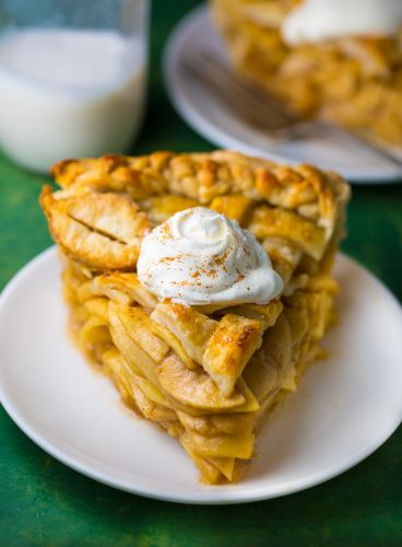 Tarta de manzana y harina de avellanas