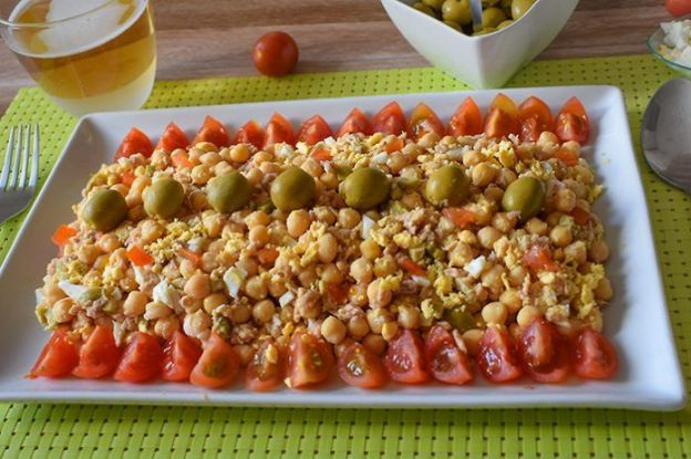 Ensaladilla de garbanzos