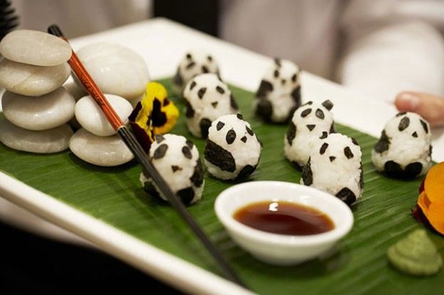 7. Pandas de sushi