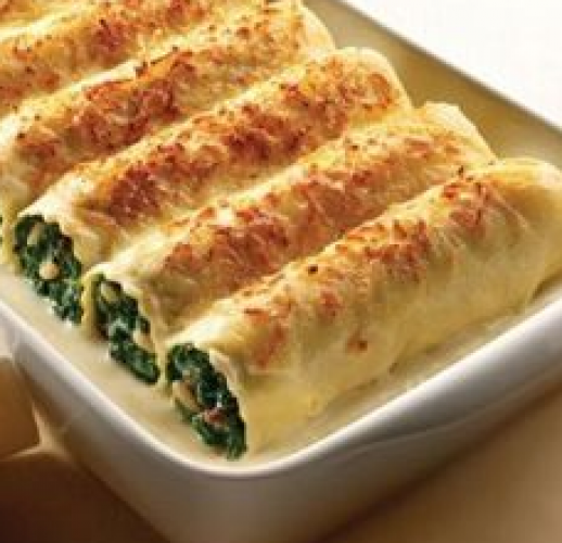 CANELONES DE VERDURAS