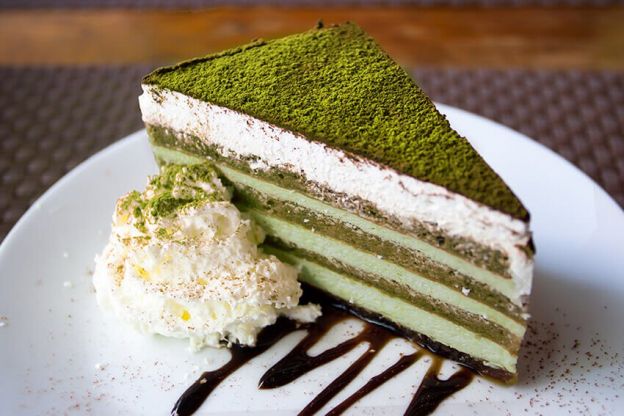 tiramisú de matcha