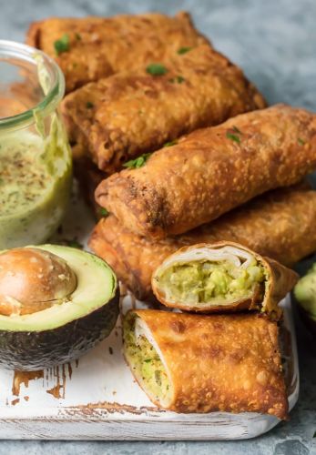 Rollitos de guacamole