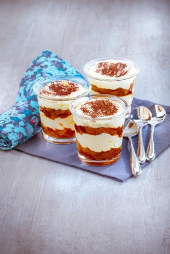 Vasitos de tiramisú