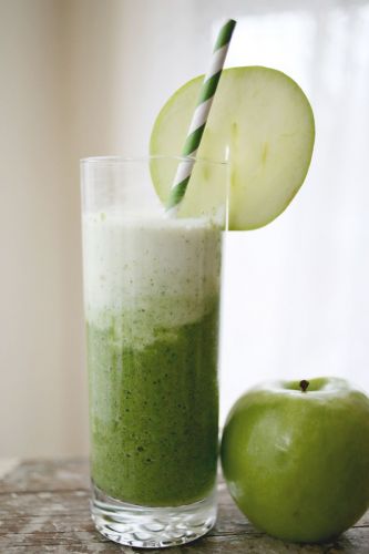 Smoothie de manzana verde y espinacas