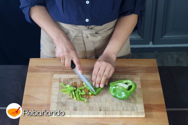 Preparación del relleno