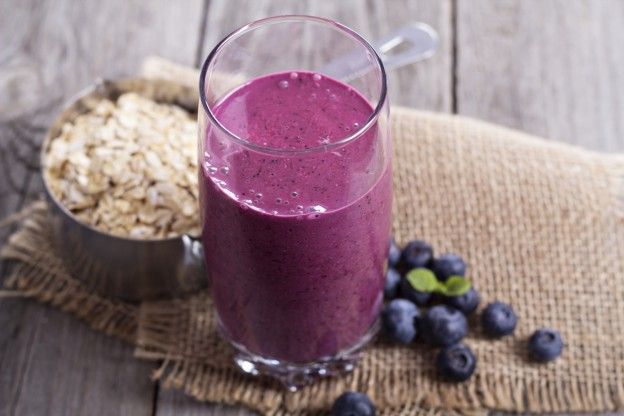 Smoothie proteico sabor muffin de arándanos