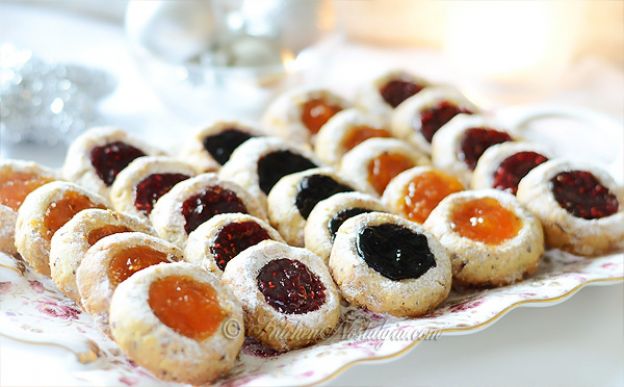 Galletas con mermelada