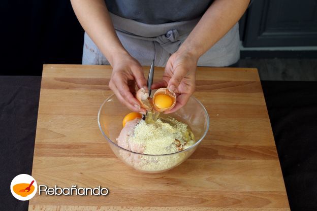 Preparación de las albóndigas