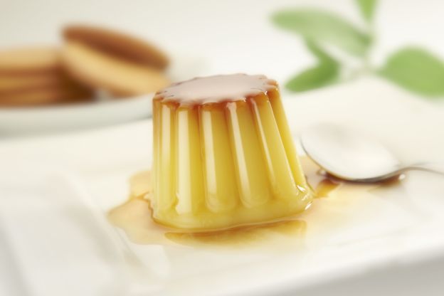 Flan en microondas