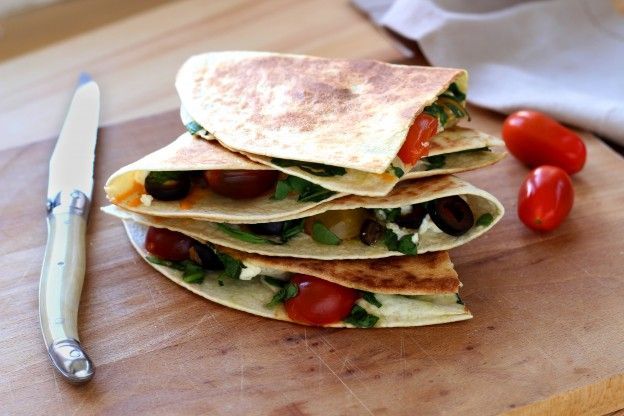 quesadillas con verduras