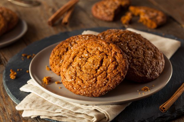 Galletas veganas de jengibre y canela