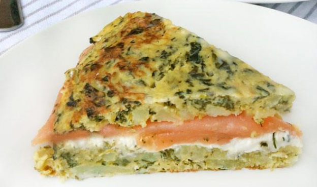 49. rellena de salmón y crema fresca