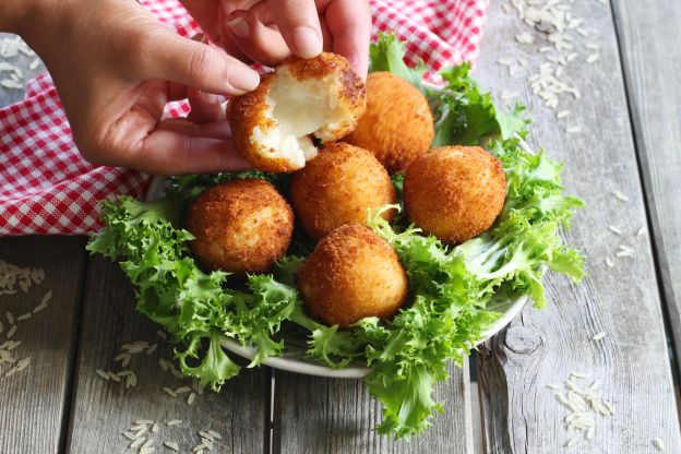 Croquetas de risotto