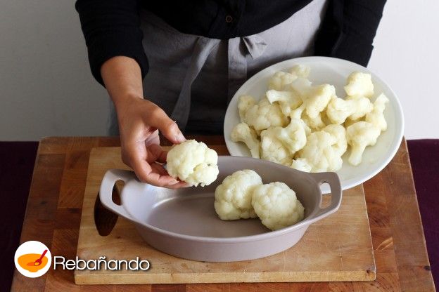 2. Preparamos la coliflor