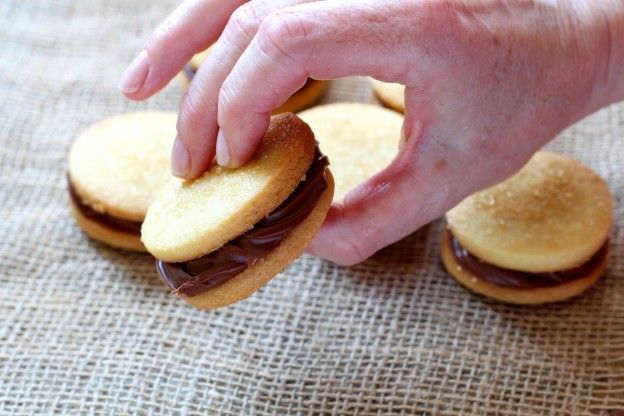 Galletas sandwich de Nutella