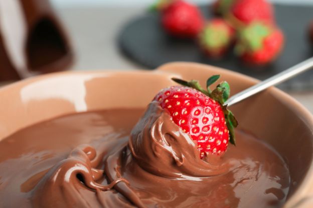 Fresas con chocolate